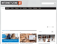 Tablet Screenshot of internetszene.at